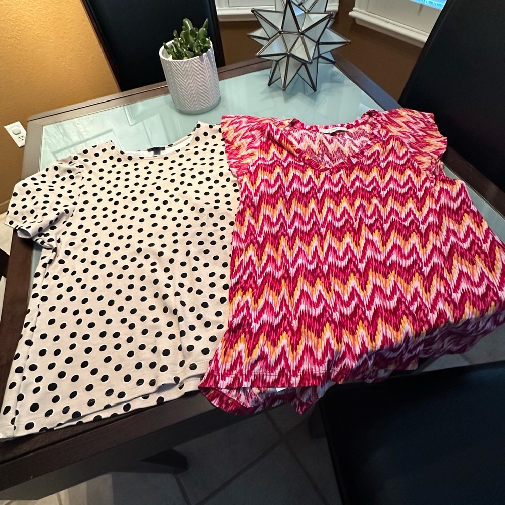 Ann Taylor and Loft tops size large